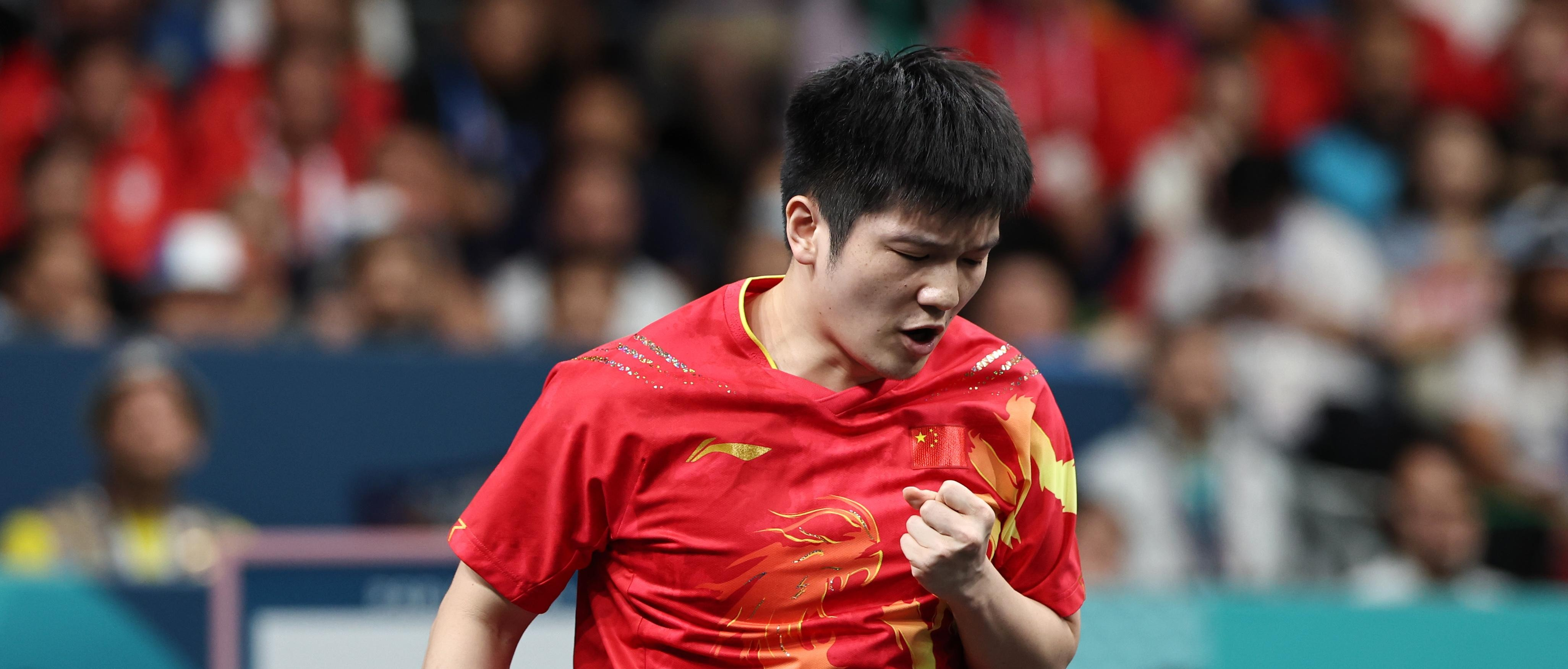 包含奥地利乒乓球队绝杀中国乒乓球队，樊振东送出助攻的词条